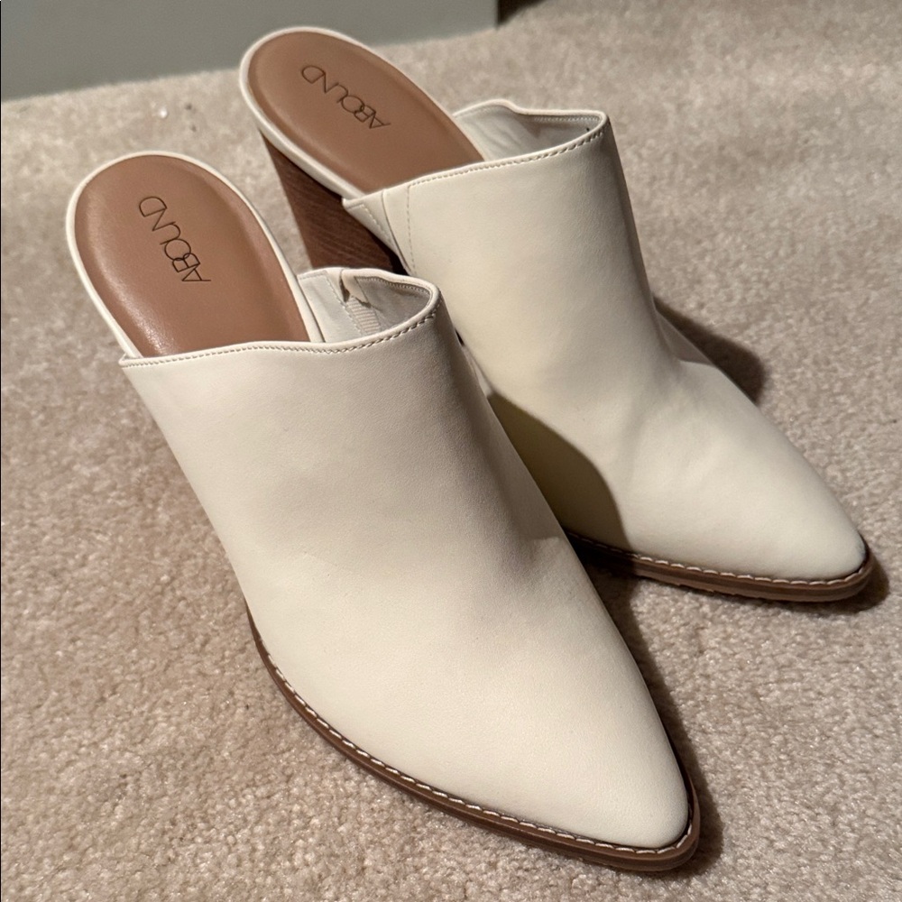 Abound Women's Cream Mules
